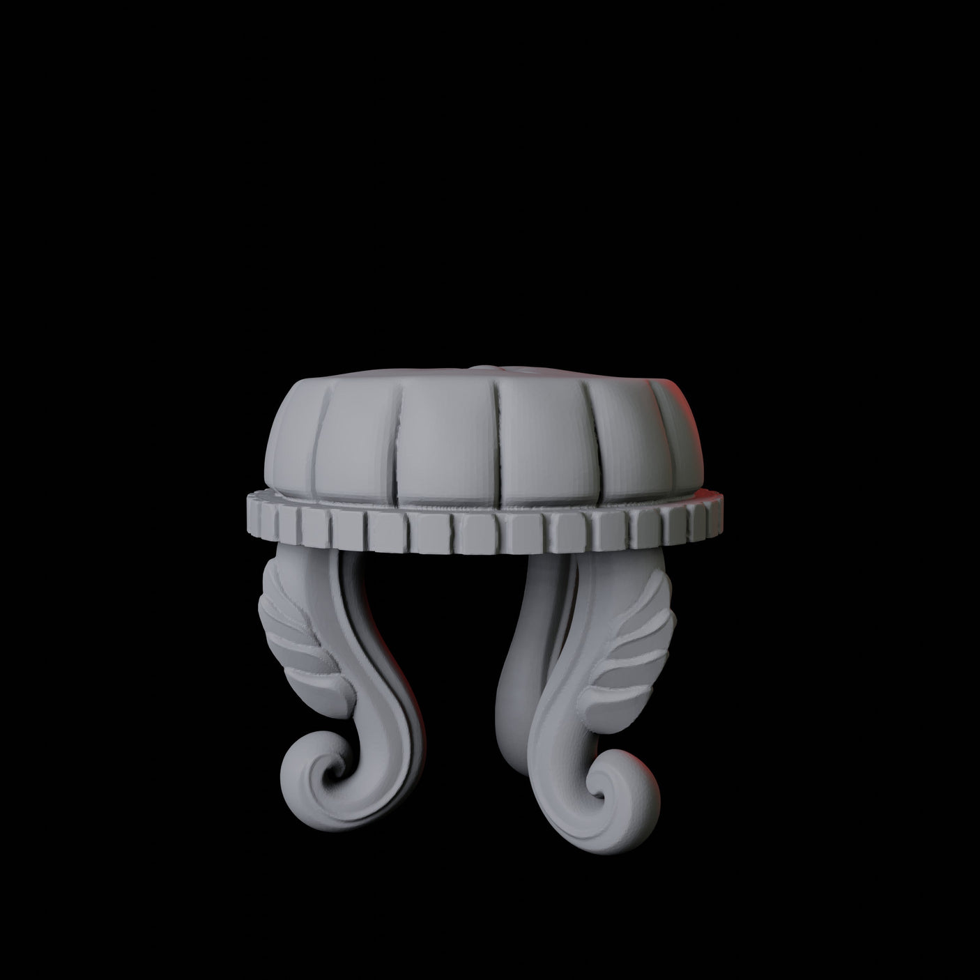 Stool Miniature for Dungeons and Dragons, Pathfinder or other TTRPGs