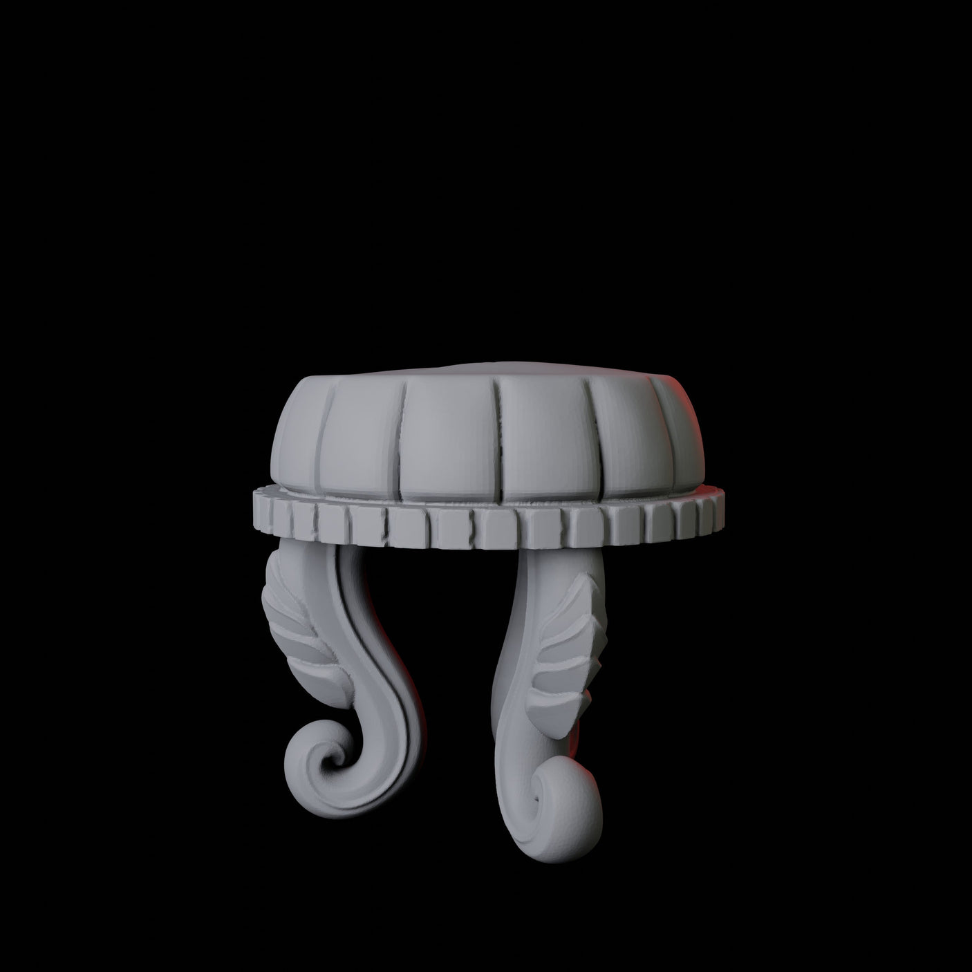 Stool Miniature for Dungeons and Dragons, Pathfinder or other TTRPGs