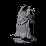 Stooped Orc Shaman Miniature for Dungeons and Dragons, Pathfinder or other TTRPGs