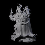 Stooped Orc Shaman Miniature for Dungeons and Dragons, Pathfinder or other TTRPGs
