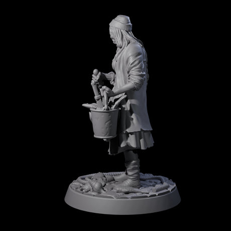 Stopped In Her Tracks Human Mariner Miniature for Dungeons and Dragons, Pathfinder or other TTRPGs