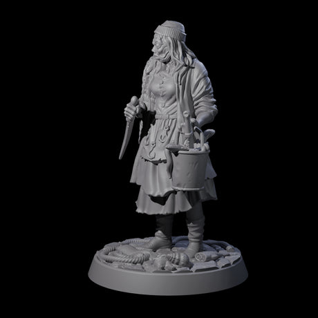 Stopped In Her Tracks Human Mariner Miniature for Dungeons and Dragons, Pathfinder or other TTRPGs