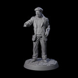Stopping Human Investigator Miniature for Dungeons and Dragons, Pathfinder or other TTRPGs