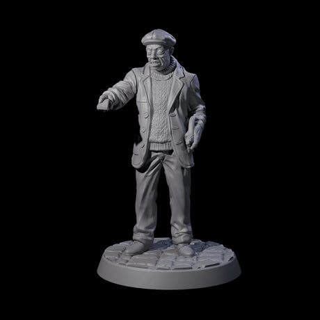 Stopping Human Investigator Miniature for Dungeons and Dragons, Pathfinder or other TTRPGs