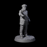 Stopping Human Investigator Miniature for Dungeons and Dragons, Pathfinder or other TTRPGs