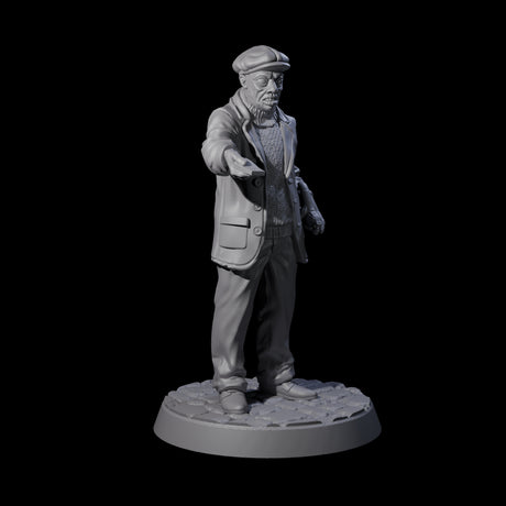 Stopping Human Investigator Miniature for Dungeons and Dragons, Pathfinder or other TTRPGs