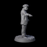 Stopping Human Investigator Miniature for Dungeons and Dragons, Pathfinder or other TTRPGs
