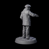 Stopping Human Investigator Miniature for Dungeons and Dragons, Pathfinder or other TTRPGs