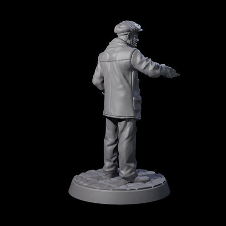 Stopping Human Investigator Miniature for Dungeons and Dragons, Pathfinder or other TTRPGs