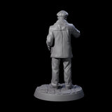 Stopping Human Investigator Miniature for Dungeons and Dragons, Pathfinder or other TTRPGs