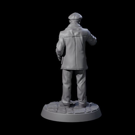 Stopping Human Investigator Miniature for Dungeons and Dragons, Pathfinder or other TTRPGs