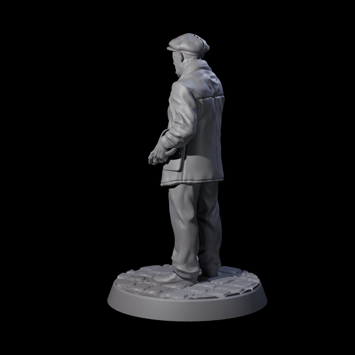 Stopping Human Investigator Miniature for Dungeons and Dragons, Pathfinder or other TTRPGs