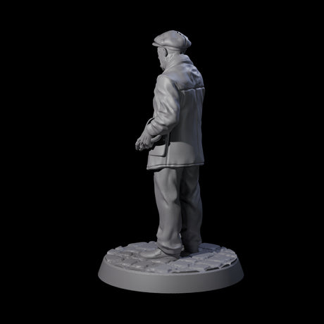 Stopping Human Investigator Miniature for Dungeons and Dragons, Pathfinder or other TTRPGs