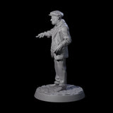 Stopping Human Investigator Miniature for Dungeons and Dragons, Pathfinder or other TTRPGs