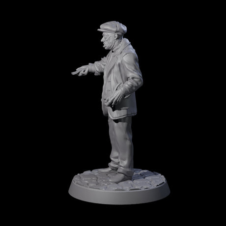 Stopping Human Investigator Miniature for Dungeons and Dragons, Pathfinder or other TTRPGs