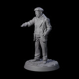 Stopping Human Investigator Miniature for Dungeons and Dragons, Pathfinder or other TTRPGs