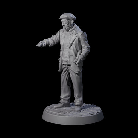 Stopping Human Investigator Miniature for Dungeons and Dragons, Pathfinder or other TTRPGs