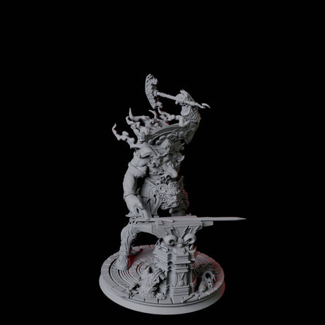 Storm Giant Blacksmith Miniature for Dungeons and Dragons, Pathfinder or other TTRPGs