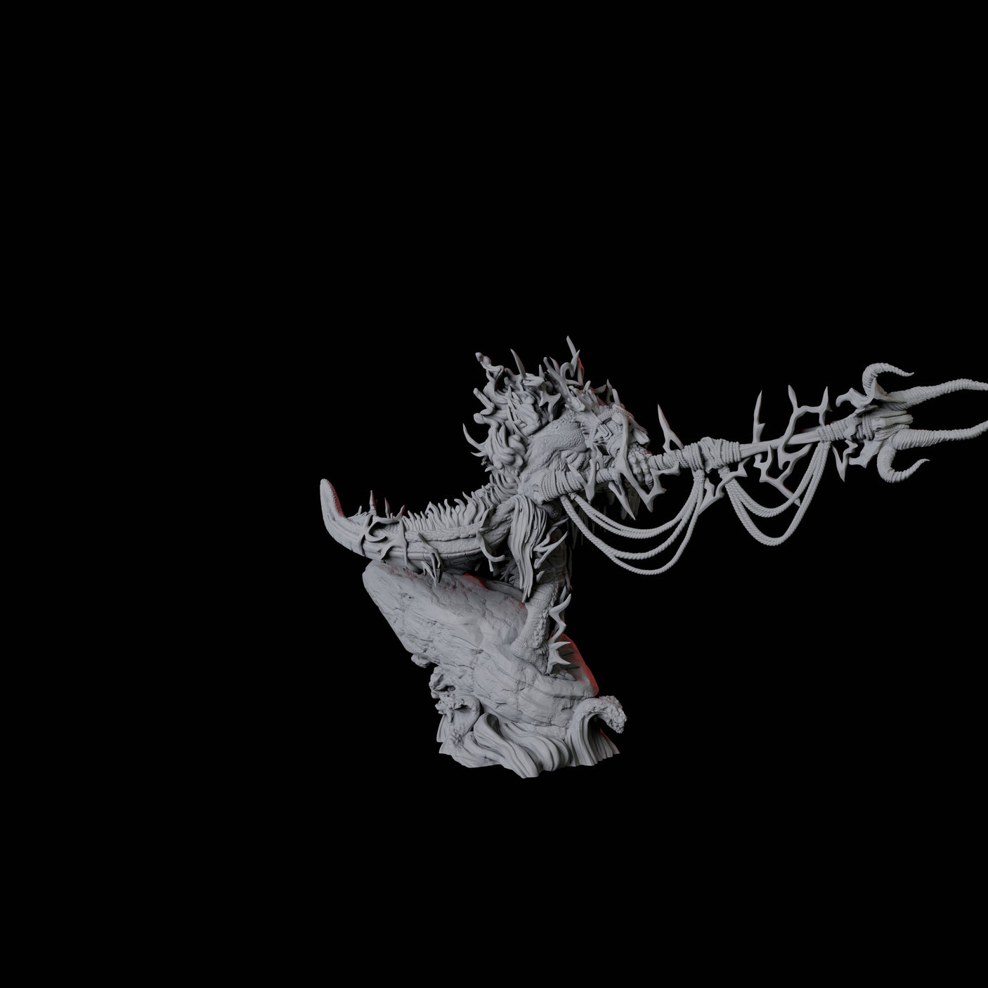 Storm Troll A Miniature for Dungeons and Dragons, Pathfinder or other TTRPGs