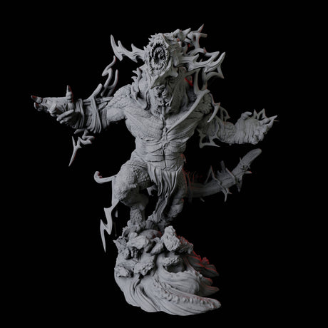 Storm Troll B Miniature for Dungeons and Dragons, Pathfinder or other TTRPGs