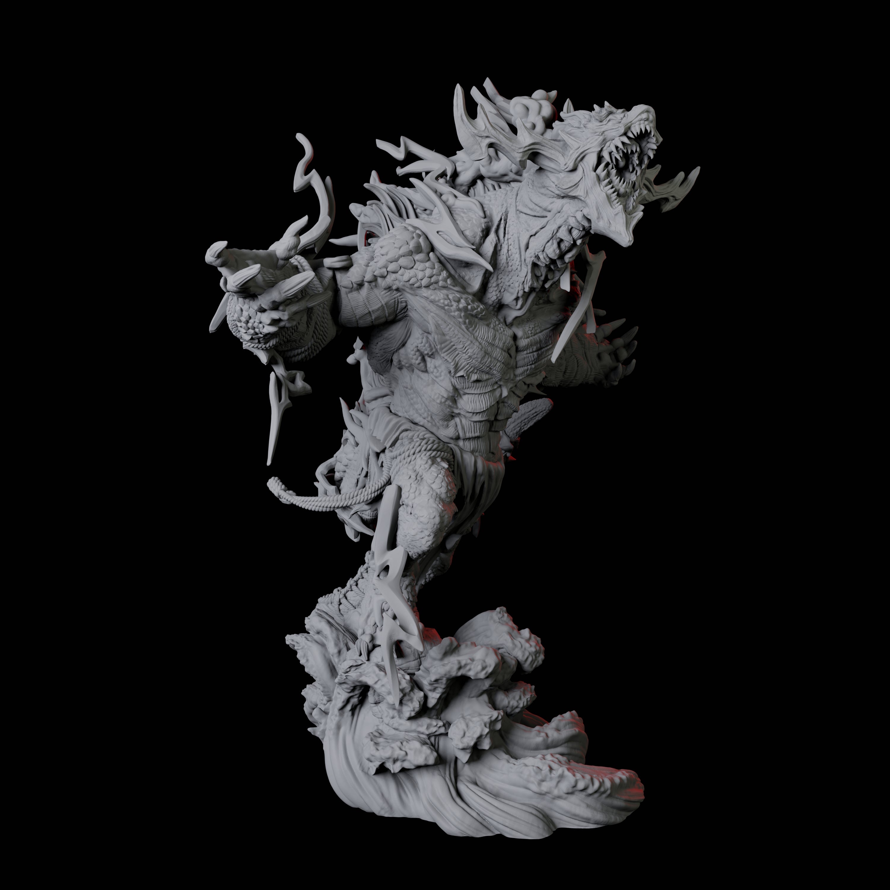 Storm Troll B Miniature for Dungeons and Dragons, Pathfinder or other TTRPGs