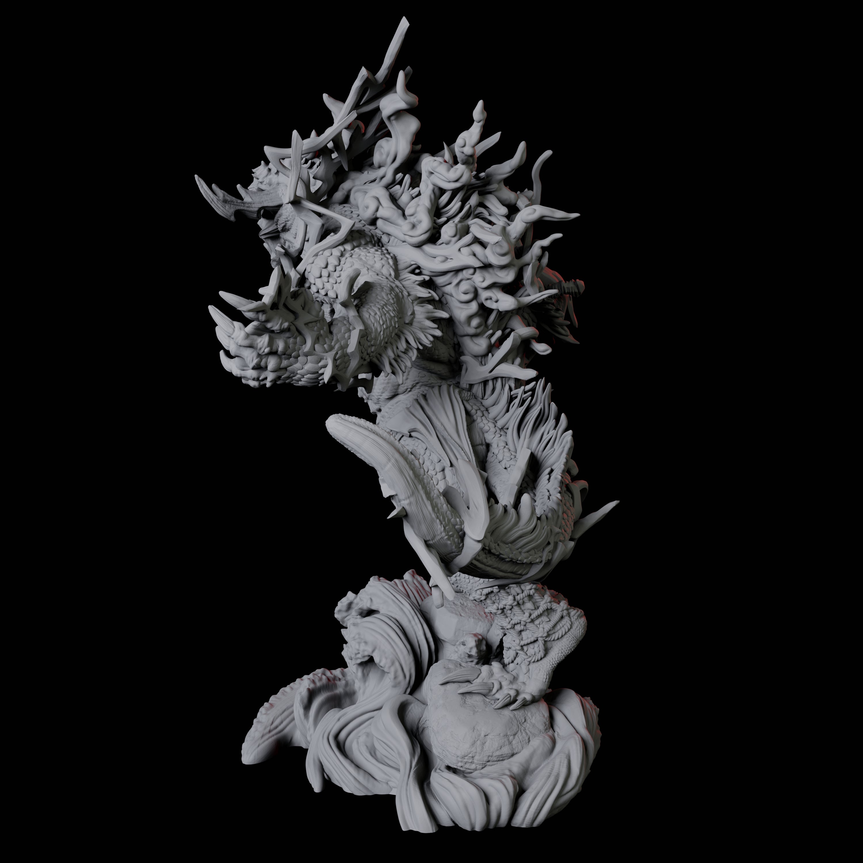 Storm Troll B Miniature for Dungeons and Dragons, Pathfinder or other TTRPGs