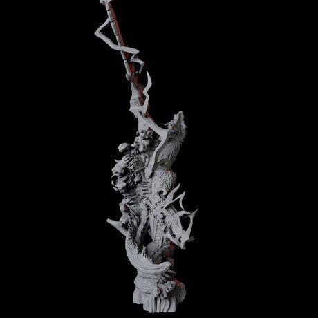 Storm Troll Champion Miniature for Dungeons and Dragons, Pathfinder or other TTRPGs