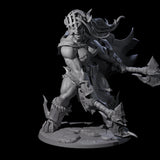 Storming Battle Frost Giant Miniature for Dungeons and Dragons, Pathfinder or other TTRPGs