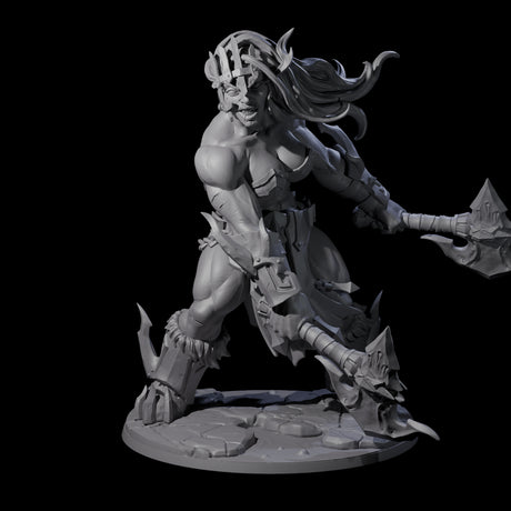 Storming Battle Frost Giant Miniature for Dungeons and Dragons, Pathfinder or other TTRPGs