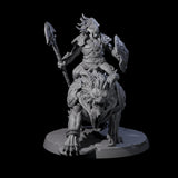 Storming Leonin Cavalry A Miniature for Dungeons and Dragons, Pathfinder or other TTRPGs