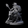Storming Leonin Cavalry A Miniature for Dungeons and Dragons, Pathfinder or other TTRPGs
