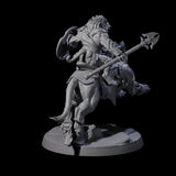 Storming Leonin Cavalry B Miniature for Dungeons and Dragons, Pathfinder or other TTRPGs