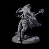Storming Leonin Cavalry B Miniature for Dungeons and Dragons, Pathfinder or other TTRPGs