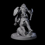 Storming Leonin Cavalry B Miniature for Dungeons and Dragons, Pathfinder or other TTRPGs