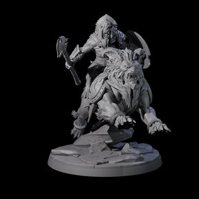 Storming Leonin Cavalry B Miniature for Dungeons and Dragons, Pathfinder or other TTRPGs