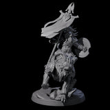 Storming Leonin Cavalry D Miniature for Dungeons and Dragons, Pathfinder or other TTRPGs