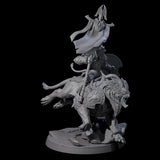 Storming Leonin Cavalry D Miniature for Dungeons and Dragons, Pathfinder or other TTRPGs