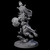 Storming Leonin Cavalry D Miniature for Dungeons and Dragons, Pathfinder or other TTRPGs