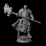 Stormswept Elf Paladin Miniature for Dungeons and Dragons, Pathfinder or other TTRPGs
