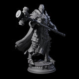 Stormswept Elf Paladin Miniature for Dungeons and Dragons, Pathfinder or other TTRPGs