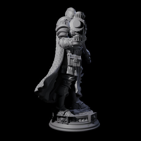 Stormswept Elf Paladin Miniature for Dungeons and Dragons, Pathfinder or other TTRPGs
