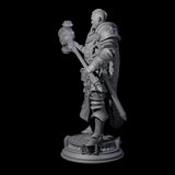 Stormswept Elf Paladin Miniature for Dungeons and Dragons, Pathfinder or other TTRPGs