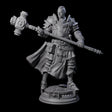 Stormswept Elf Paladin Miniature for Dungeons and Dragons, Pathfinder or other TTRPGs