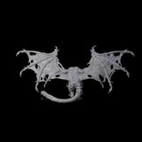 Stretching Dark Manticore A Miniature for Dungeons and Dragons, Pathfinder or other TTRPGs