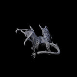 Stretching Dark Manticore A Miniature for Dungeons and Dragons, Pathfinder or other TTRPGs