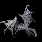 Stretching Dark Manticore B Miniature for Dungeons and Dragons, Pathfinder or other TTRPGs
