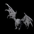 Stretching Dark Manticore B Miniature for Dungeons and Dragons, Pathfinder or other TTRPGs