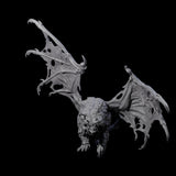 Stretching Dark Manticore B Miniature for Dungeons and Dragons, Pathfinder or other TTRPGs