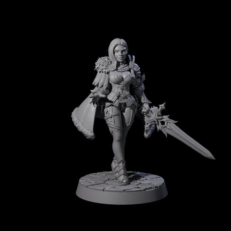 Striding Blade Warrior Miniature for Dungeons and Dragons, Pathfinder or other TTRPGs