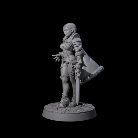 Striding Blade Warrior Miniature for Dungeons and Dragons, Pathfinder or other TTRPGs